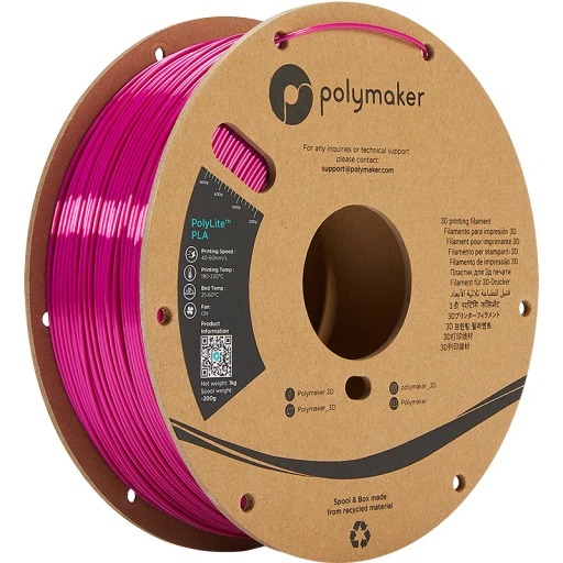 PLA Silk Magenta Polymaker stock Tenerife envíos Canarias