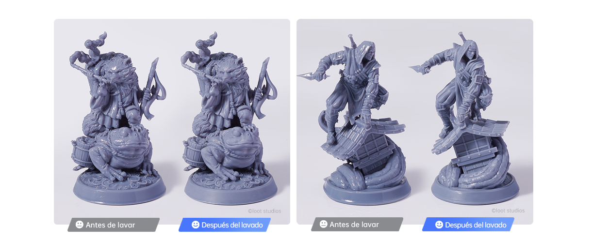 Anycubic Wash & Cure Max - Impresiones de muestra