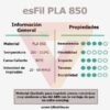 PLA 850 Azul Cielo esFil 3Dfils - Imagen 2