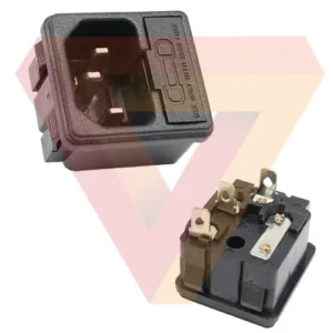 Conector de Alimentación AC Tomacorriente Macho 10A 250VAC