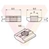 Tuerca Para Perfil Vslot Y Tslot – M6 2020 - Imagen 2