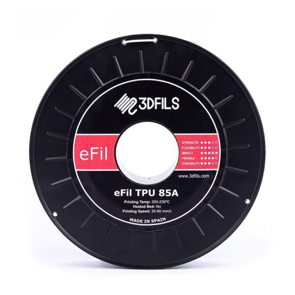 TPU 85A Naranja eFil 1.75mm 3Dfils - Imagen 2