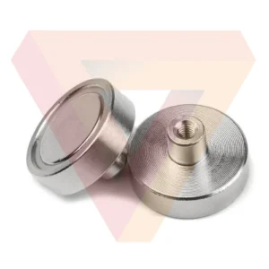 Base Magnética Neodimio Ø 25mm Casquillo Rosca M4 (imán)