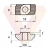 Tuerca Para Perfil Vslot Y Tslot – M6 3030 - Imagen 2