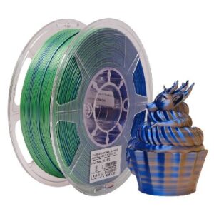 ePLA-Silk Mystic Triple Color Blue -Orange -Green (azul-naranja-verde) eSun