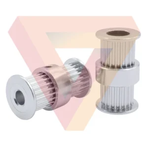 Polea Doble 20 dientes GT2 10mm Bore 8mm