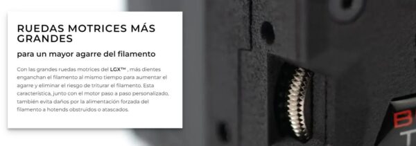 Extrusora de engranajes grandes LGX Bondtech - Imagen 2