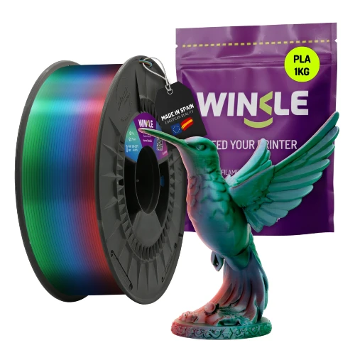 PLA Silk Tricolor Aurora Boreal Winkle