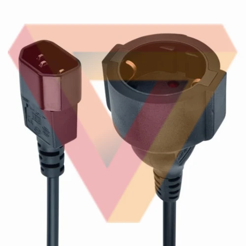 Cable Adaptador de Corriente (C14 macho a Schuko hembra)