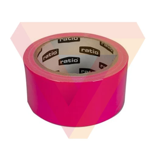 Cinta Adhesiva para Señalización Rosa Flúor 10m x 50mm - RATIO